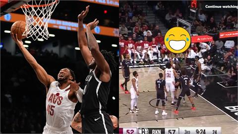 NBA(影)／按到時間停止器？離奇一幕！　搶籃板「十人愣在原地」大傻眼