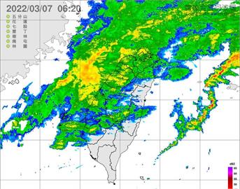 快新聞／全台有雨最新回波圖曝！　鄭明典：上班天路上請小心