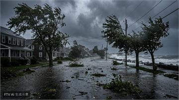 強風豪雨襲美東地區　逾十萬戶斷電、400多航班取消