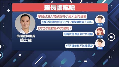 佀廣洋認簽賭！　里長護航槓網友　竟扯"你女兒會當AV女優嗎？"