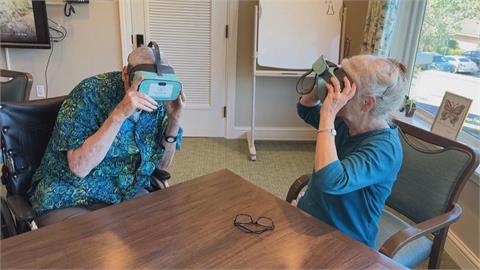 美國安養機構引進「ＶＲ眼鏡」　銀髮族不用出門就能雲遊四海