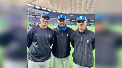 日職(影)/必須衝北海道!火腿PO林家正、孫易磊、古林睿煬「台灣隊三本柱」大合照