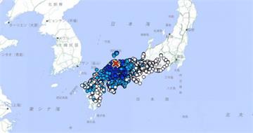 日本島根縣規模6.2地震！最大震度5強　JR運行受影響