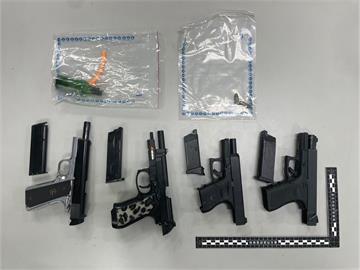 快新聞／驚！通緝犯躲北市民宅　被搜出4槍2彈稱「當兵私自攜出」