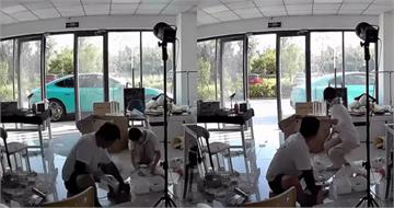 小米SU7鎖車6分鐘竟自動啟動駛離　監視器全錄