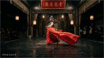 宛如幽靈在飄！湘劇女伶「鬼步」爆紅　網嚇傻：別穿紅衣走廊走