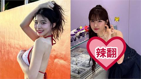 手搖正妹店員竟是李多慧！一彎腰「巨無霸海溝全洩出」解放上空畫面曝光