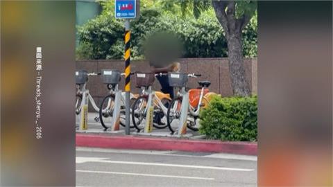 心情不好踹整排YoYouBike？　警鎖定男子身分通知到案