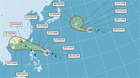 快新聞／颱風假穩了？樺加沙持續增強　恐以「中颱上限」逼近本島