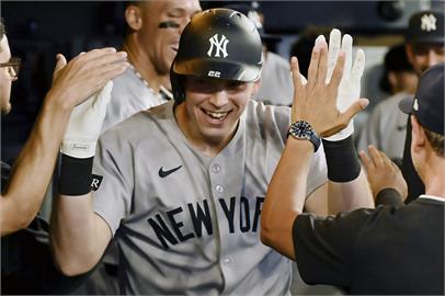 MLB(影)／米飯哥的超前轟即刻救援！洋基斬斷藍鳥主場11連勝