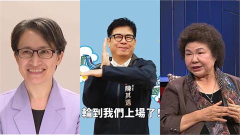 蕭美琴猜題見「鹹蛋超人」秒答陳其邁　告白陳菊甜喊：台灣花媽可愛！