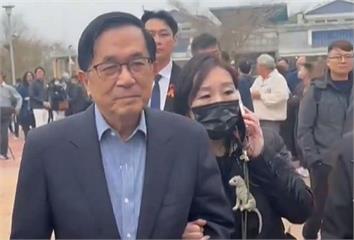 柯爸告別式！陳水扁、馬英九親自參加　他送花籃曝恩情：柯承發多次南下關懷