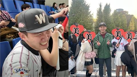 台南Josh「合照啦啦隊」登上日媒！釣出蔡其昌神回：奪冠都沒笑成這樣