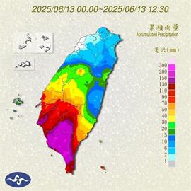 中南部豪雨還沒停　氣象署：14日白天才會明顯趨緩