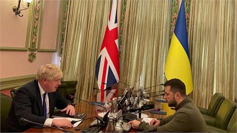 驚喜!英國首相強森突訪基輔 會面澤倫斯基