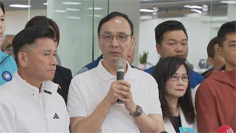 快新聞／出席「罷雙吳掃街」未受訪！朱立倫稱綠消滅民主　賴清德回擊了