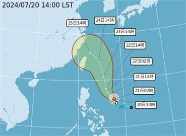 快新聞／輕度颱風凱米生成！　最新路徑曝光