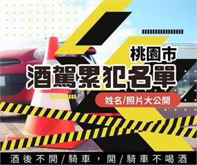 桃園酒駕累犯+15 姓名、照片大公開