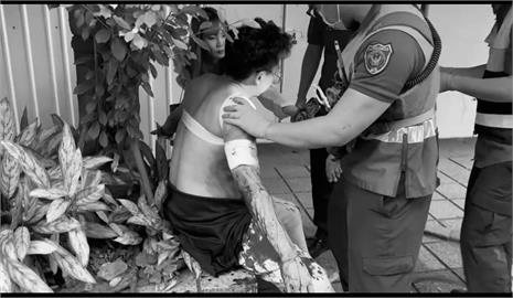 快新聞／林森北路驚傳砍人案！1男「頸部中刀」重創　現場畫面曝光