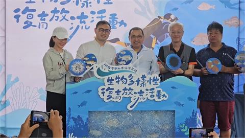 海洋永續發展！貢寮推海洋生態復原　流放十萬顆紫海膽