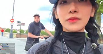 企鵝妹法國街頭遇襲!直播一半「陌生男動手攻擊」 她嚇到語無倫次