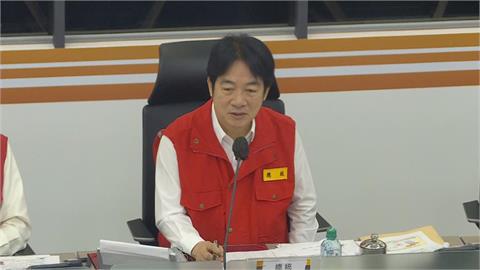 快新聞／颱風康芮來襲「全台狂風暴雨」！　賴清德：今天上班、上課的大家辛苦了