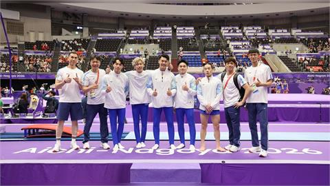 亞運／台灣連2屆奪牌！壽星唐嘉鴻單槓完美落地率體操男團奪銅牌