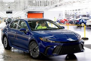 往電氣化邁進   美規2025 Toyota Camry正式於北美工廠下線