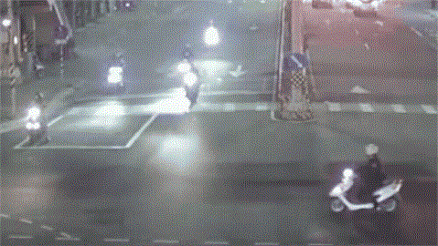 快新聞／見警心虛逃逸！「三條通」騎士遭圍捕　唾液快篩驗出吸安