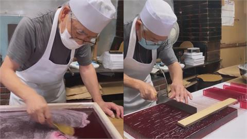 職人魂爆發！日本82歲甜點師「神手撈沫」　做軟糖全靠手工網讚爆
