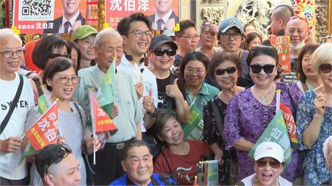 阿嬤、姑姑力挺！　沈伯洋回五分埔拜票　沈家總動員支持