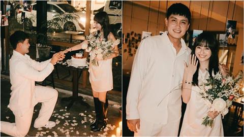 中職(影)／選手季後「求婚潮」！龍隊25歲劉基鴻情定IG「網紅女神」將成人夫