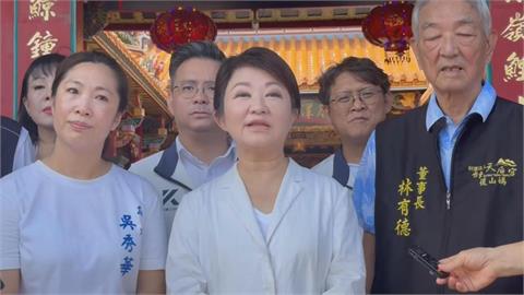盧秀燕台東助選再扯「棄單說」　籲民眾認購身障團體產品