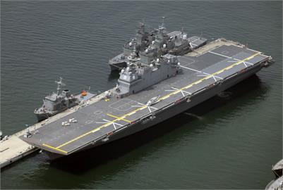 台海情勢升溫日本防衛大升級　自衛隊「加賀號」完成航母化初步改裝