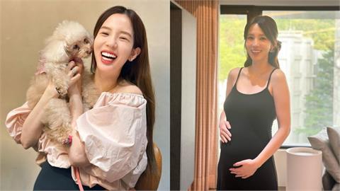 愛雅「挺6月孕肚」與先生同遊首爾 本人嗨喊:睽違兩年的假期真開心!