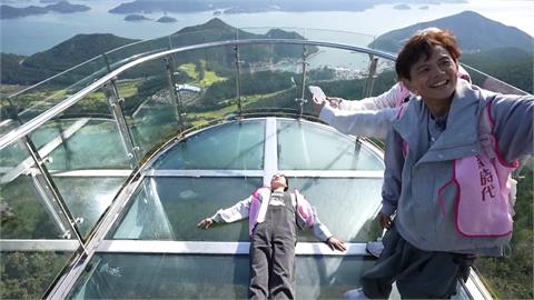 阿翔籃籃化身導遊帶團飛韓國　楊繡惠懼高看天空狂翻白眼