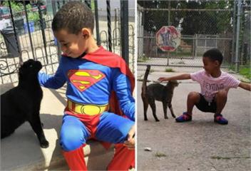 蝙蝠俠拯救街貓 5歲男童Cosplay變身超級英雄