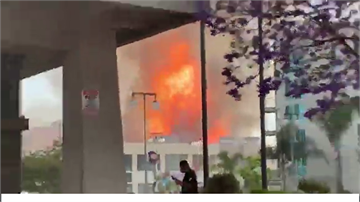 洛杉磯市中心傳大火爆炸 10消防員重傷