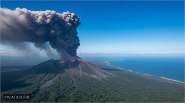 印尼勒沃托比拉基拉基火山連環噴發　灰燼直衝雲霄迫使機場關閉