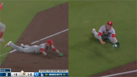 MLB(影)／大谷翔平驚呆！接殺機率僅30%　經典賽冠軍隊友上演「超神美技」