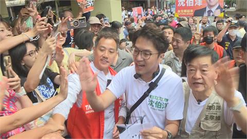 民進黨台北市長參選人沈伯洋。（圖／民視新聞）