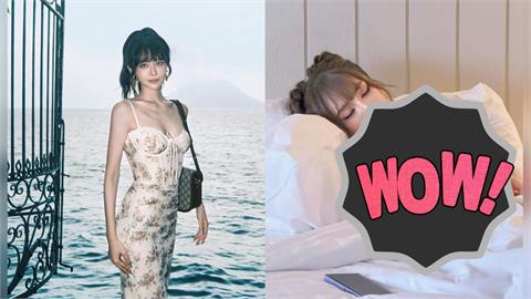 賴品妤「飯店躺床」被偷拍！私下「穿背心熟睡」真實模樣網驚：什麼意思…