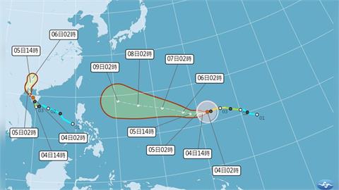 快新聞／要放假了？強颱「巴威」下週進逼台灣　專家曝這2天影響最劇