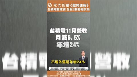 台積電11月營收讚 1500元穩了嗎? 台股3利多站史高 主流AI看誰?