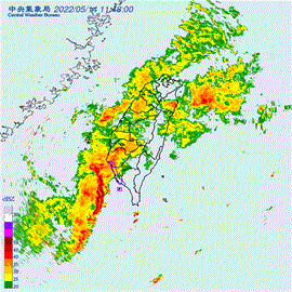 快新聞／大雷雨來了！　「台南、高雄、屏東」劇烈降雨持續至14:15止