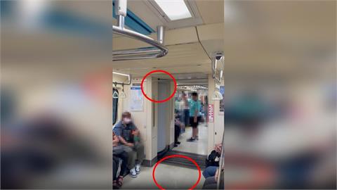 快新聞／暴雨猛灌！北捷車廂「下小雨」　捷運站驚見「樓梯瀑布」