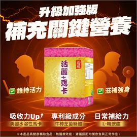 世博生技「活麗+瑪卡」：全方位能量補給，助您告別疲憊，迎接精彩人生！