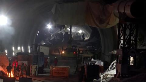 印度隧道坍方已10天　41工人受困畫面首度曝光