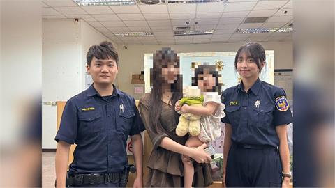 新莊兩歲妹「深夜獨徘徊街頭」　警攜手實習生2小時助返家