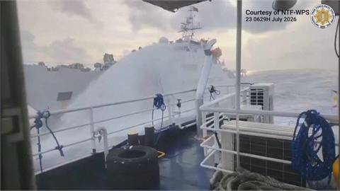 菲中又衝突　中海警船朝菲公務船發射水砲　盧比歐：美菲有防禦協議